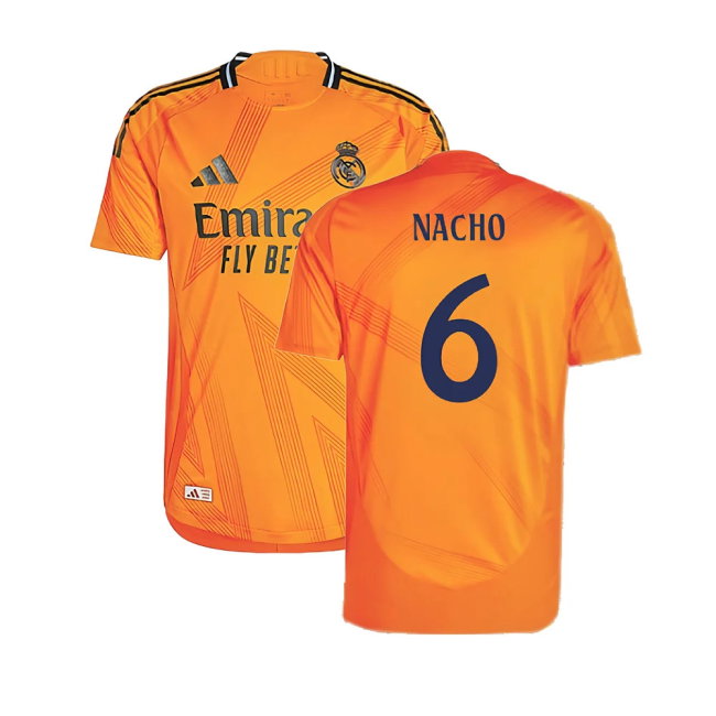 2024-2025 Real Madrid Authentic Away Shirt (Nacho 6)-SoccerKits Hub | Buy Soccer Jerseys Online